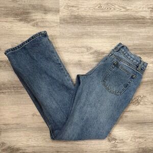 J. Galt Shanghai Brandy Melville Denim Flare Jeans Y2K‎ Blue Women's Size Small